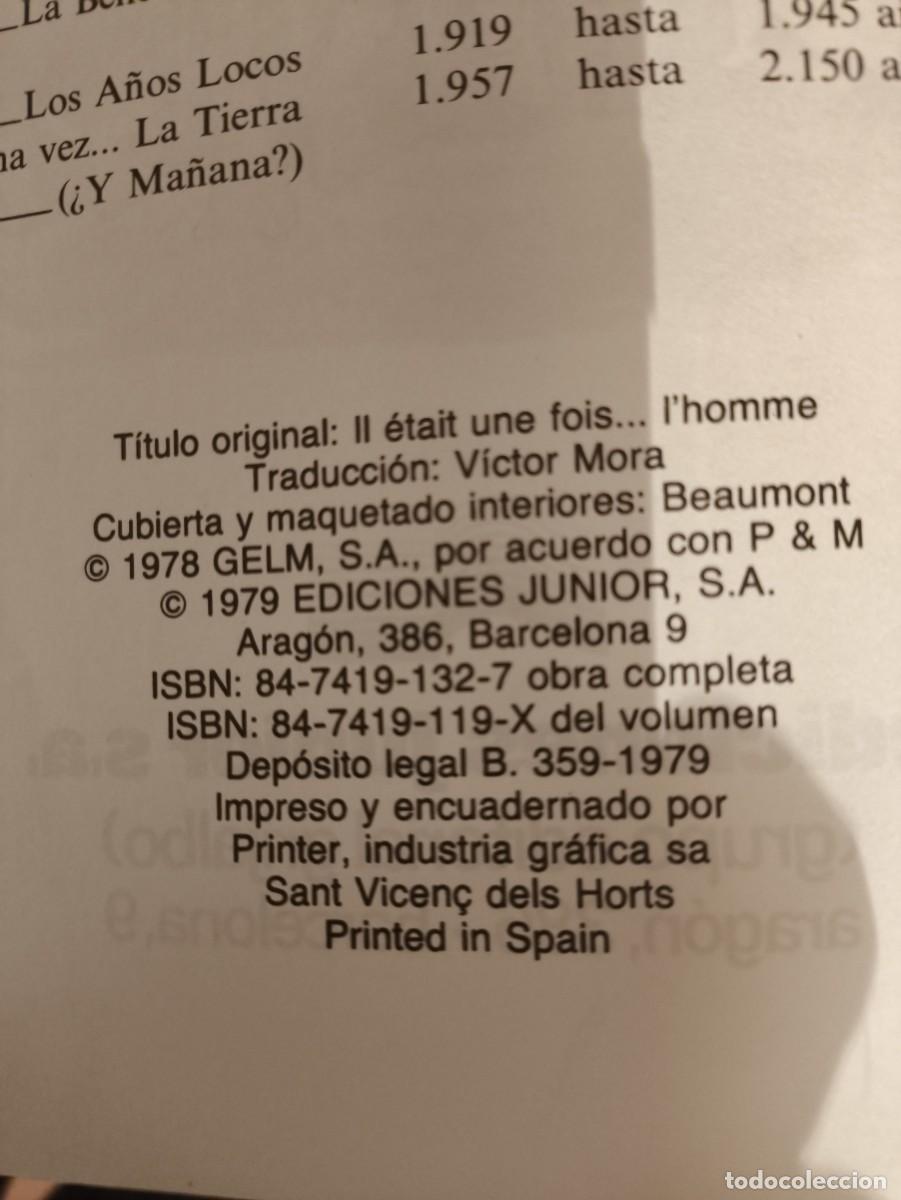 C&oacute;mics: Colecci&oacute;n completa &rdquo;&Eacute;rase una vez el hombre&rdquo; 1978 - Foto 4