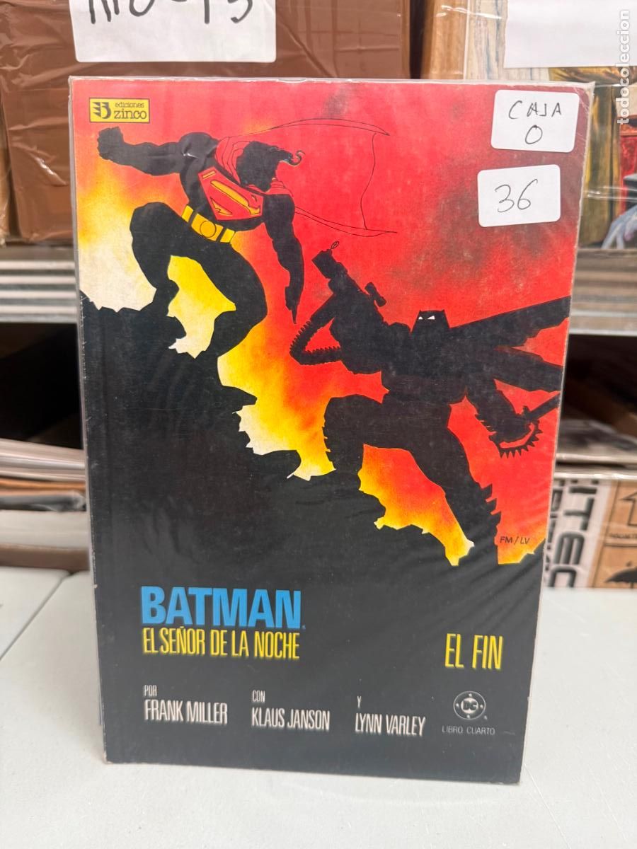 C&oacute;mics: BATMAN EL SE&Ntilde;OR DE LA NOCHE EDITORIAL ZINCO NUMERO EL FIN