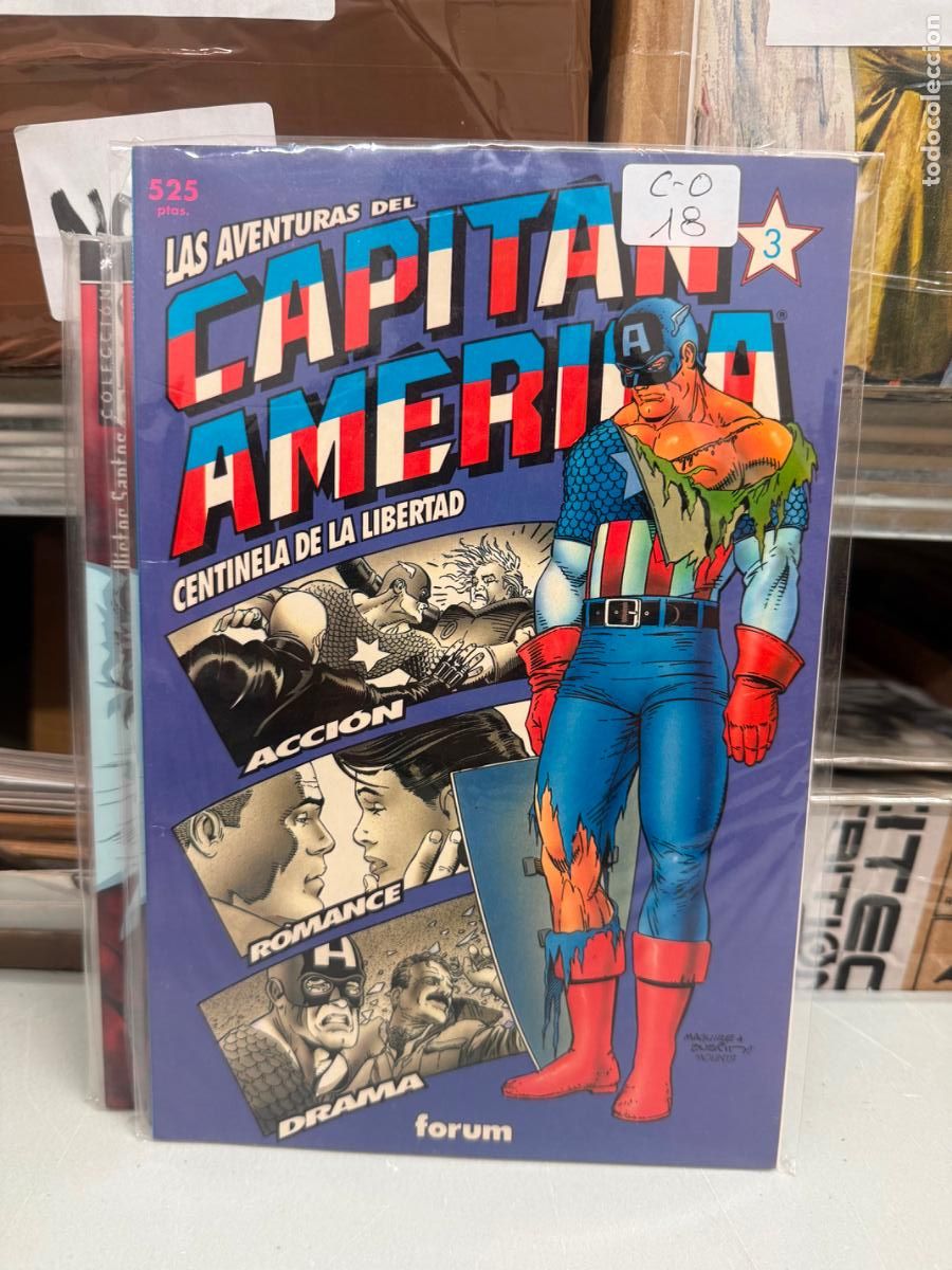 C&oacute;mics: LAS AVENTURAS DEL CAPITAN AMERICA EDITORIAL FORUM NUMERO 3