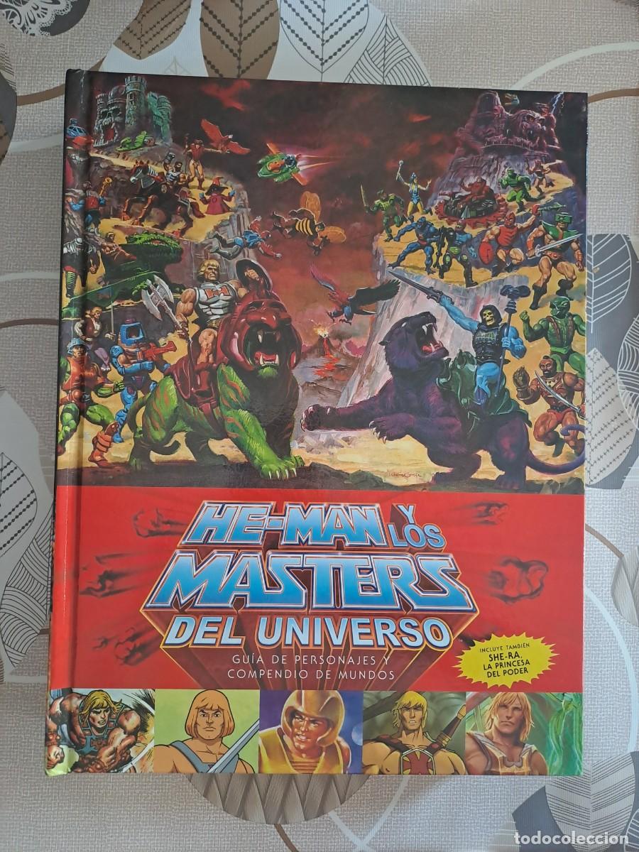 C&oacute;mics: He-man y los masters del universo, gu&iacute;a de personajes y compendio de mundos, ECC en muy buen estado