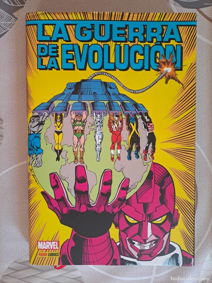C&oacute;mics: La guerra de la evoluci&oacute;n, Marvel &Oacute;mnibus, serie limitada 327 de 1500, Panini en muy buen estado