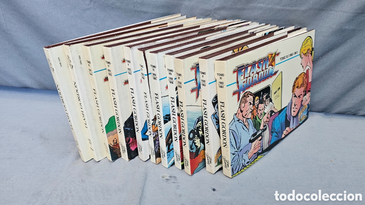 C&oacute;mics: colecci&oacute;n completa de 11 tomos de la Edici&oacute;n Hist&oacute;rica de Flash Gordon