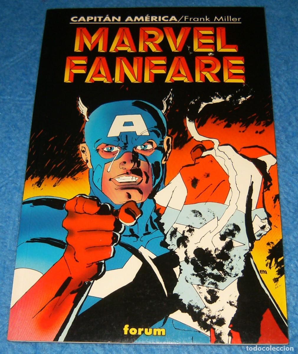 C&oacute;mics: CAPITAN AMERICA . MARVEL FANFARE 1 . FORUM . PRESTIGE UNICO