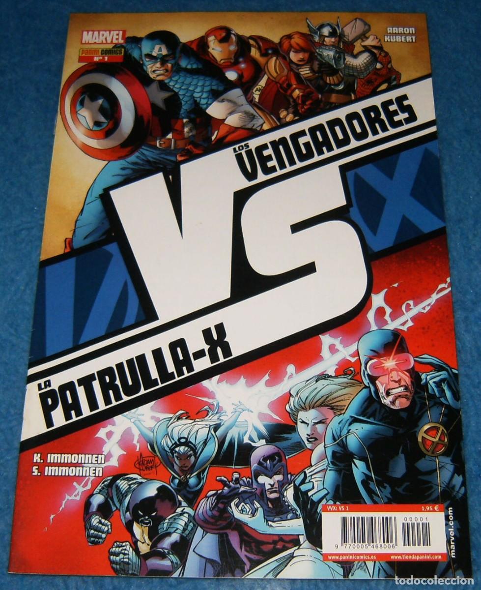 C&oacute;mics: LOS VENGADORES VS LA PATRULLA-X . N&uacute;mero 1 . PANINI