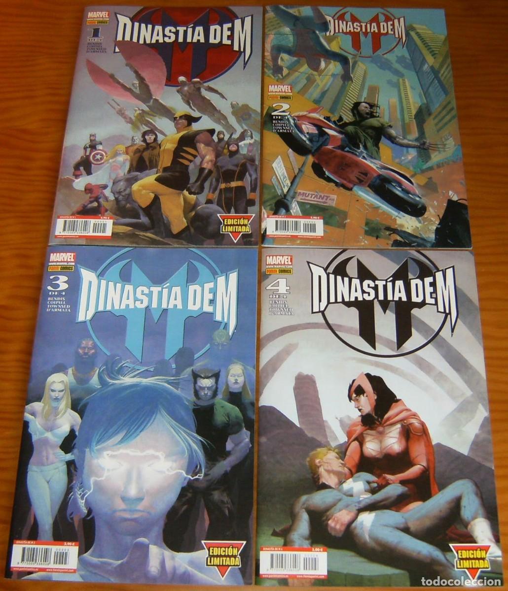 Comics: DINASTIA DE M . N&uacute;meros 1 2 3 4 . LOTE DE 4 COMICS . PANINI