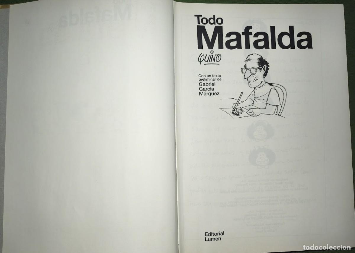 C&oacute;mics: TODO MAFALDA - QUINO - EDITORIAL LUMEN - 1995 - Foto 4