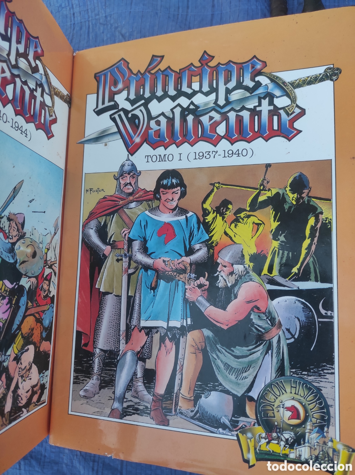 C&oacute;mics: El Pr&iacute;ncipe Valiente. Harold R Foster. Ediciones B. 9 ejemplares. - Foto 3