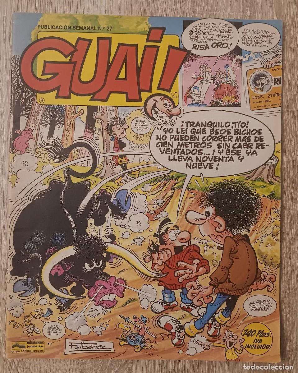 C&oacute;mics: COMIC GUAI NUMERO 27 GRIJALBO 1986