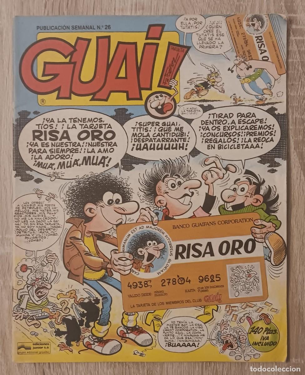 C&oacute;mics: COMIC GUAI NUMERO 26 GRIJALBO 1986