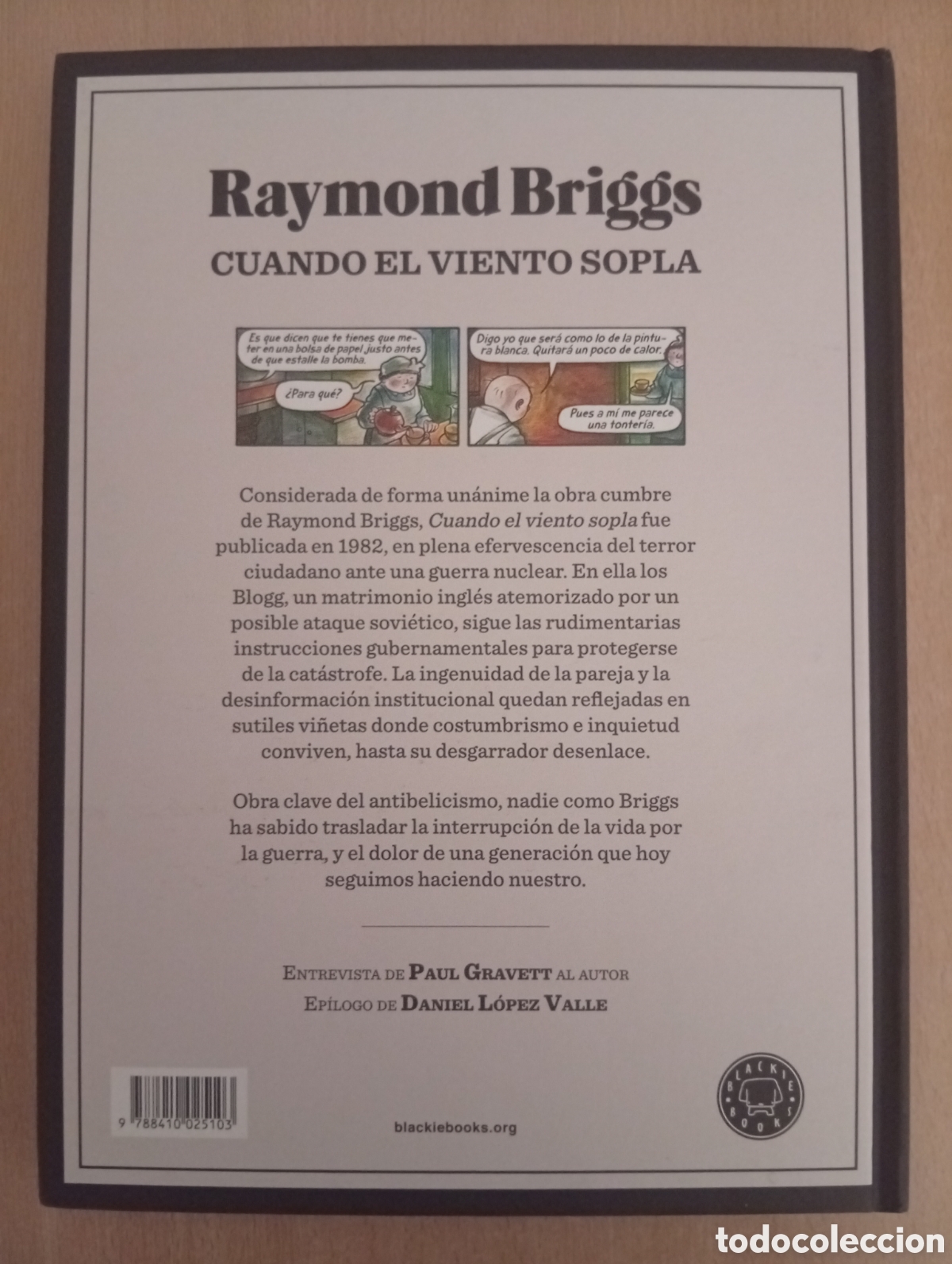 C&oacute;mics: CUANDO EL VIENTO SOPLA. Raymond Briggs. Blackie Books - Foto 2