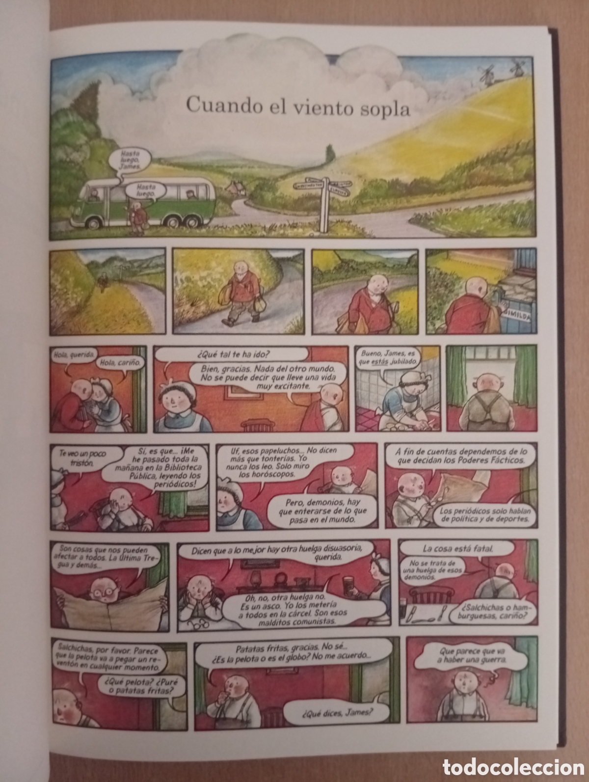 C&oacute;mics: CUANDO EL VIENTO SOPLA. Raymond Briggs. Blackie Books - Foto 5
