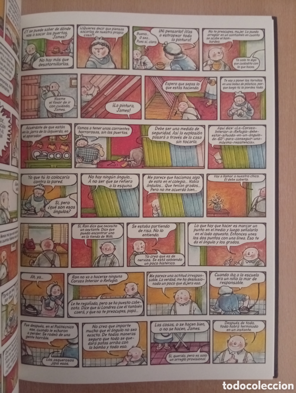 C&oacute;mics: CUANDO EL VIENTO SOPLA. Raymond Briggs. Blackie Books - Foto 6