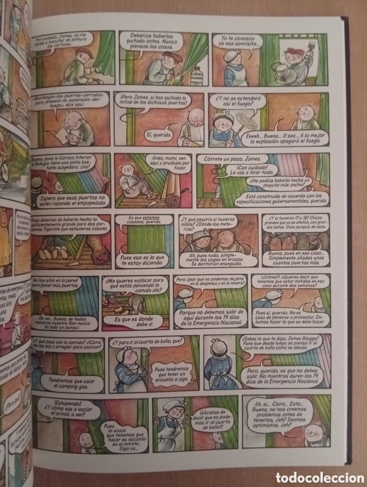 C&oacute;mics: CUANDO EL VIENTO SOPLA. Raymond Briggs. Blackie Books - Foto 8