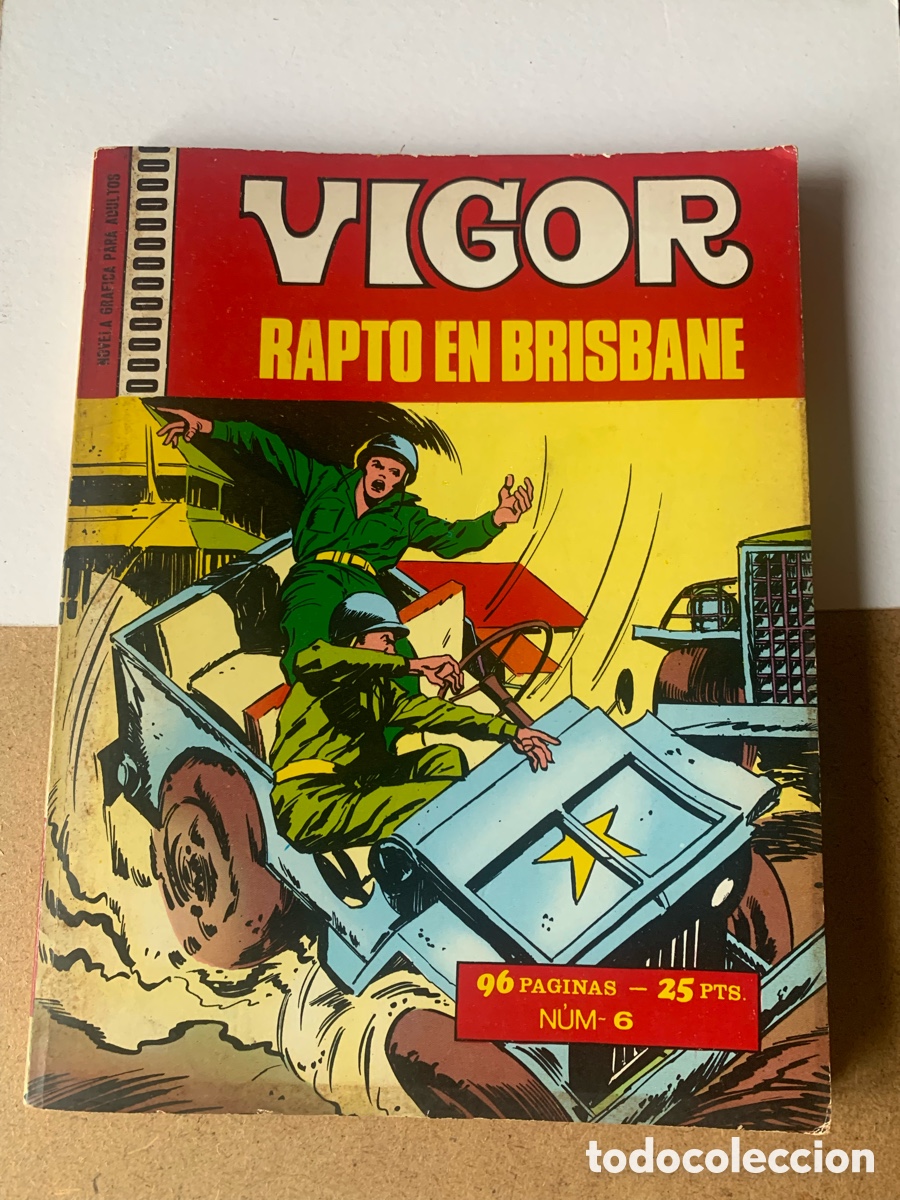 C&oacute;mics: NOVELA GR&Aacute;FICA PARA ADULTOS VIGOR. EDITORIAL EUREDIT. A&Ntilde;O 1970.