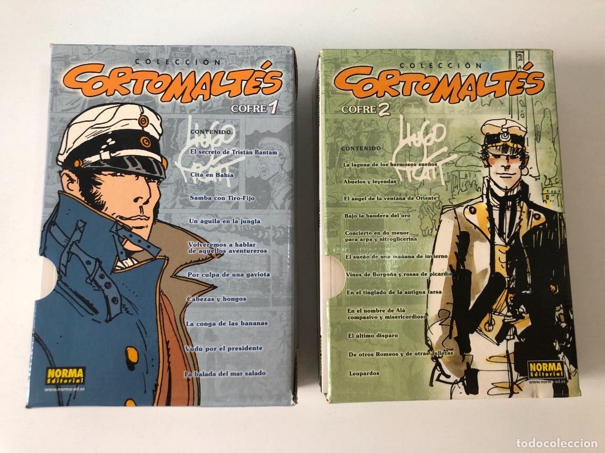 C&oacute;mics: Corto Malt&eacute;s colecci&oacute;n 1 al 22 falta n&uacute;mero 10 Cofres 1 y 2 Norma Hugo Pratt