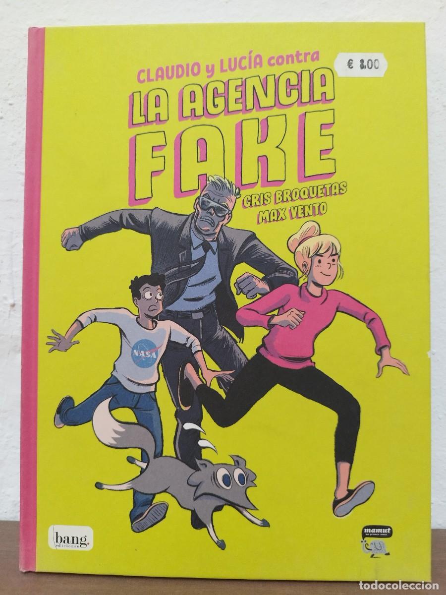 C&oacute;mics: C&Oacute;MIC CLAUDIO Y LUC&Iacute;A CONTRA LA AGENCIA FAKE - CRIS BROQUETAS Y MAX VENTO - BANG EDICIONES / MAMUT