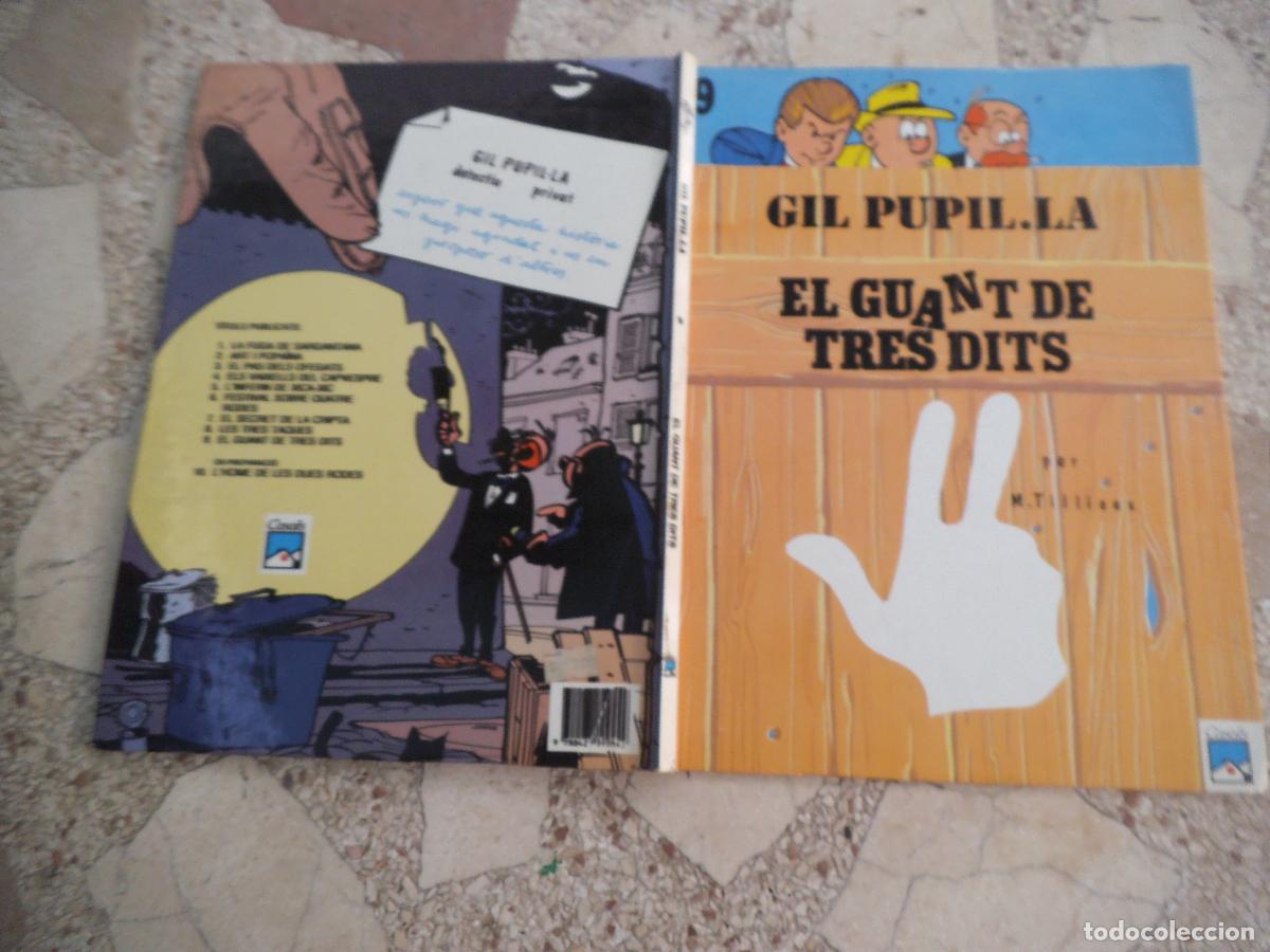 C&oacute;mics: gil pupil-la detectiu privat n&ordm; 9, el guant de tres dits, m.tilleux, casals