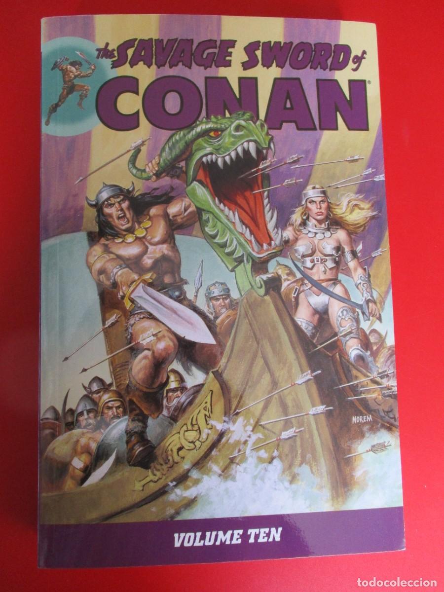 C&oacute;mics: Libros de caballos oscuros: La espada salvaje de Conan tapa blanda, vol. 10, NUEVO, 2010
