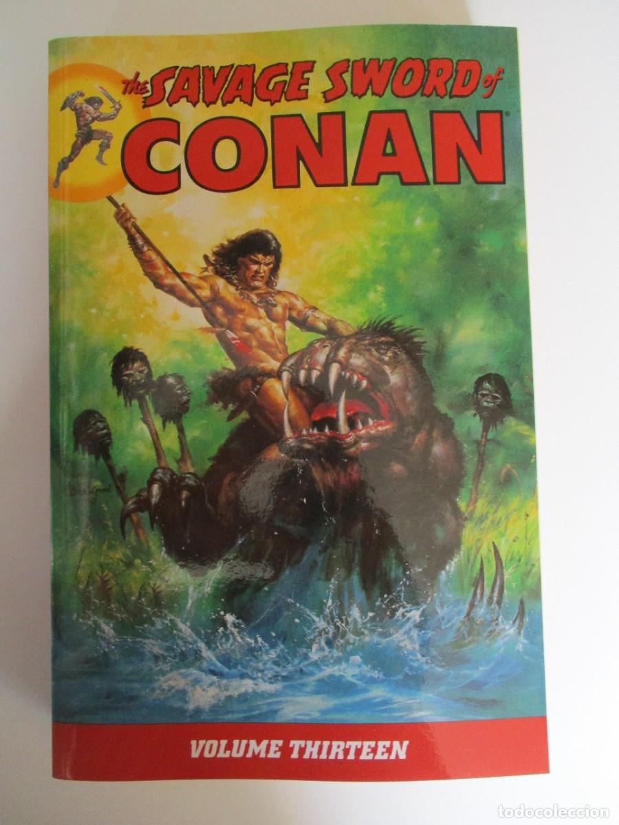 C&oacute;mics: THE SAVAGE SWORD OF CONAN VOLUME 13 By Charles Dixon & Gary Kwapisz *Excellent
