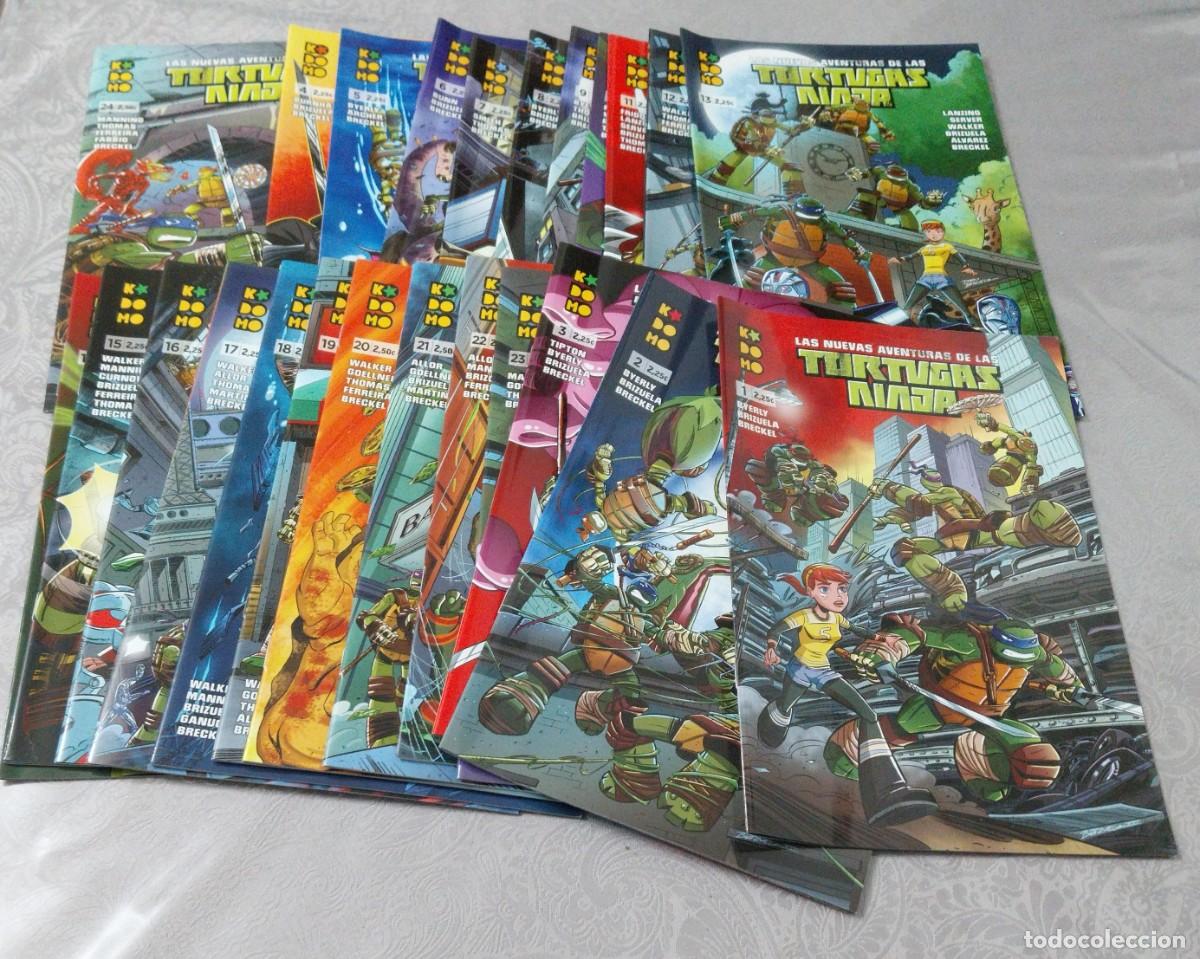 C&oacute;mics: COLECCI&Oacute;N COMPLETA DE 24 TEBEOS DE GRAPA LAS NUEVAS AVENTURAS DE LAS TORTUGAS NINJA