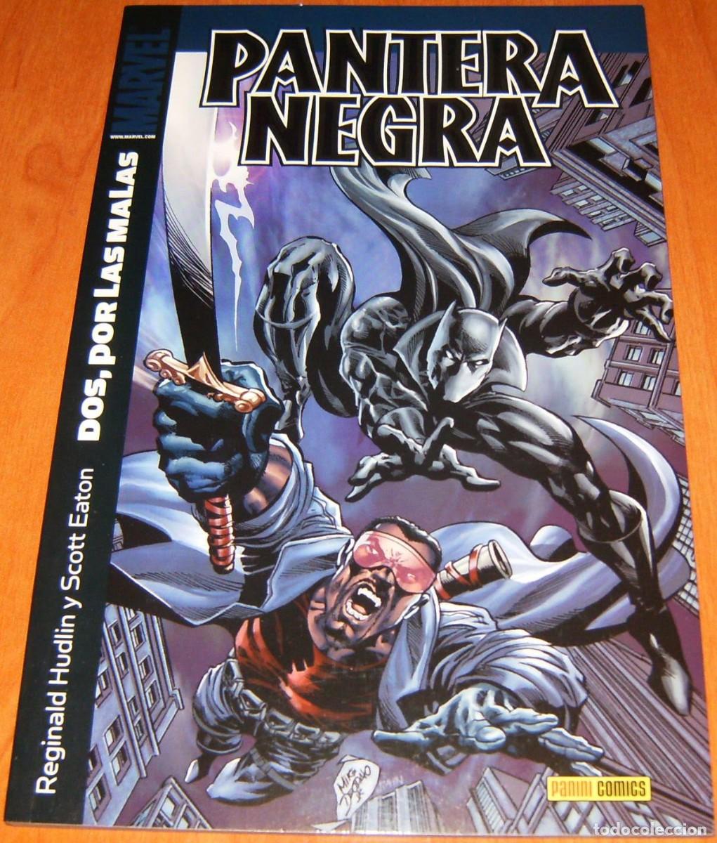 C&oacute;mics: PANTERA NEGRA . DOS, POR LAS MALAS . TOMO OBRA COMPLETA . PANINI . con BLADE y SHANG-CHI