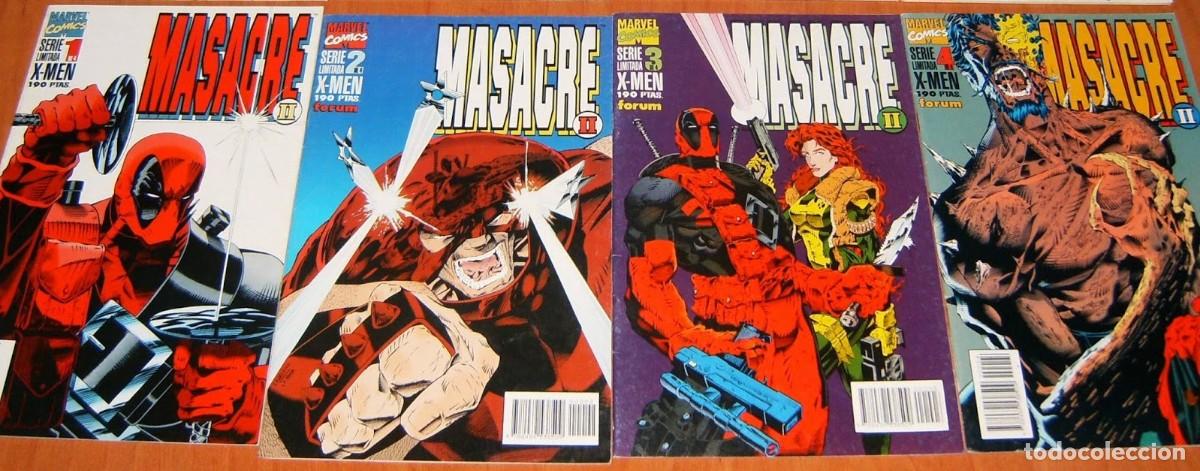 C&oacute;mics: MASACRE . SEGUNDA MINISERIE . 1 2 3 4 . MINISERIE COMPLETA . FORUM . Universo PATRULLA-X X-MEN