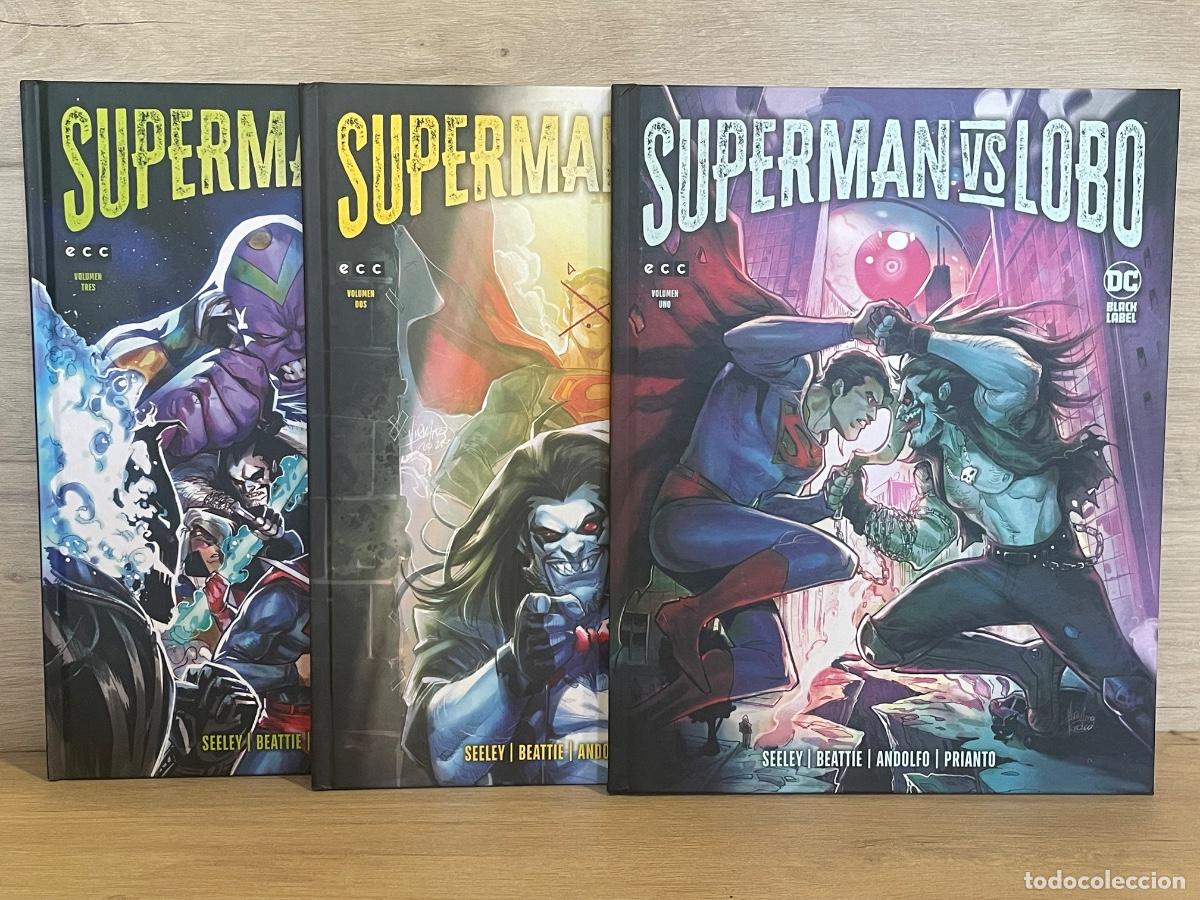 C&oacute;mics: Superman contra Lobo / Completo 3 vol&uacute;menes / Tim Seeley , Sarah Beattie , Mirka Andolfo