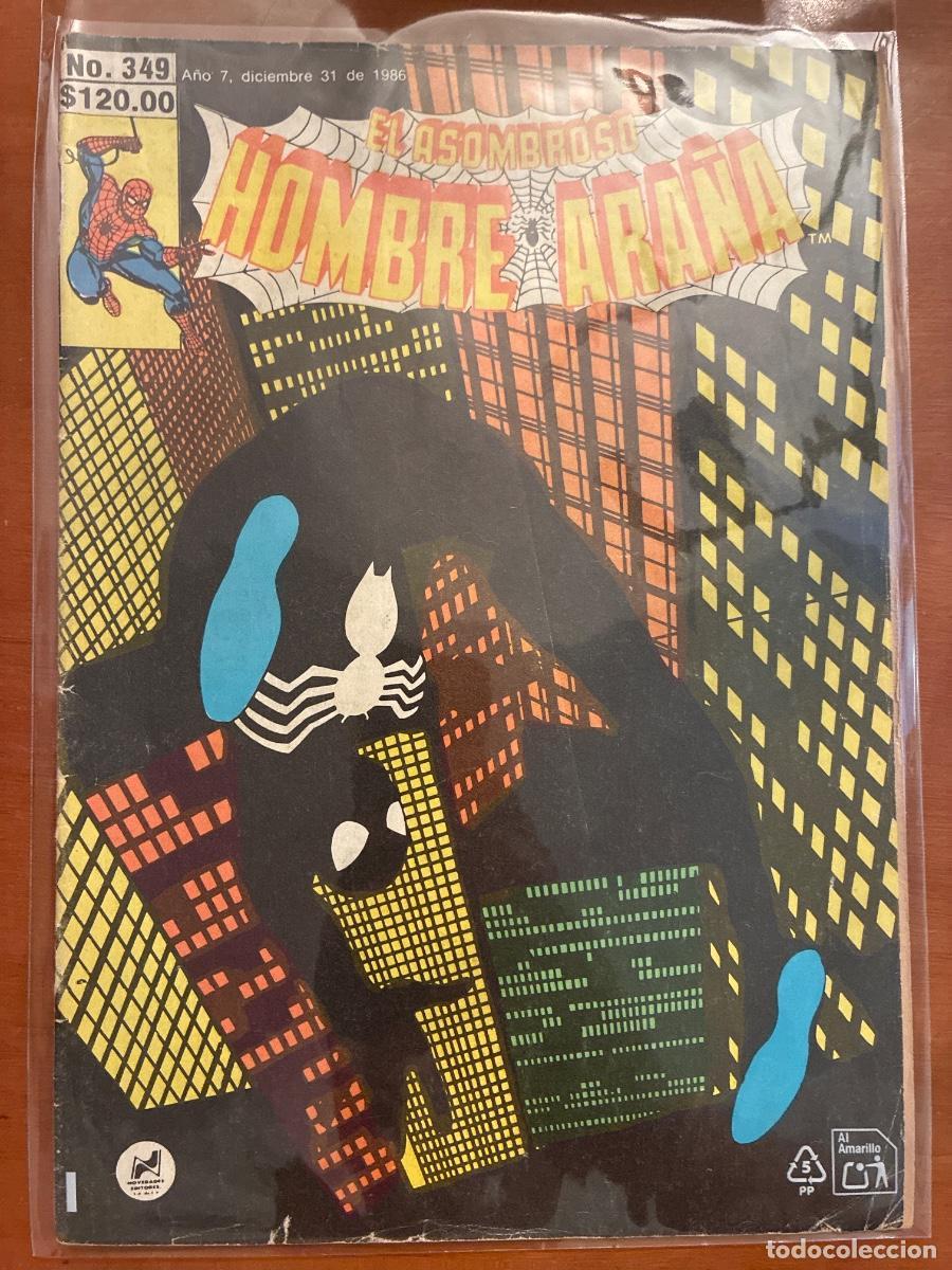 C&oacute;mics: EL ASOMBROSO HOMBRE ARA&Ntilde;A N&Uacute;M.349. (Milgrom Guion). Adaptaci&oacute;n Remy Bastien. Ed. Novedades. M&eacute;xico.p