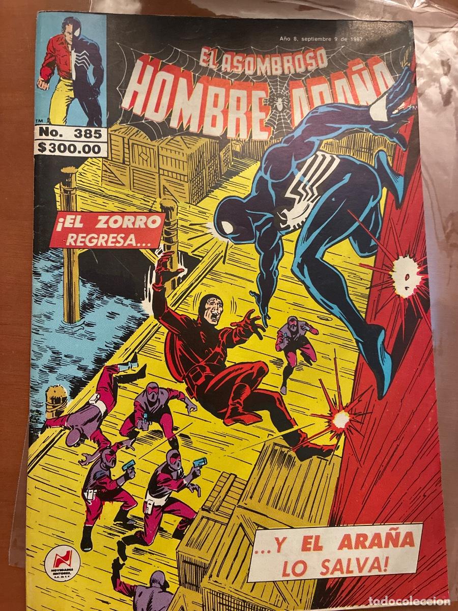 C&oacute;mics: EL ASOMBROSO HOMBRE ARA&Ntilde;A N&Uacute;M.385. Adaptaci&oacute;n Remy Bastien. Ed. Novedades. M&eacute;xico.p
