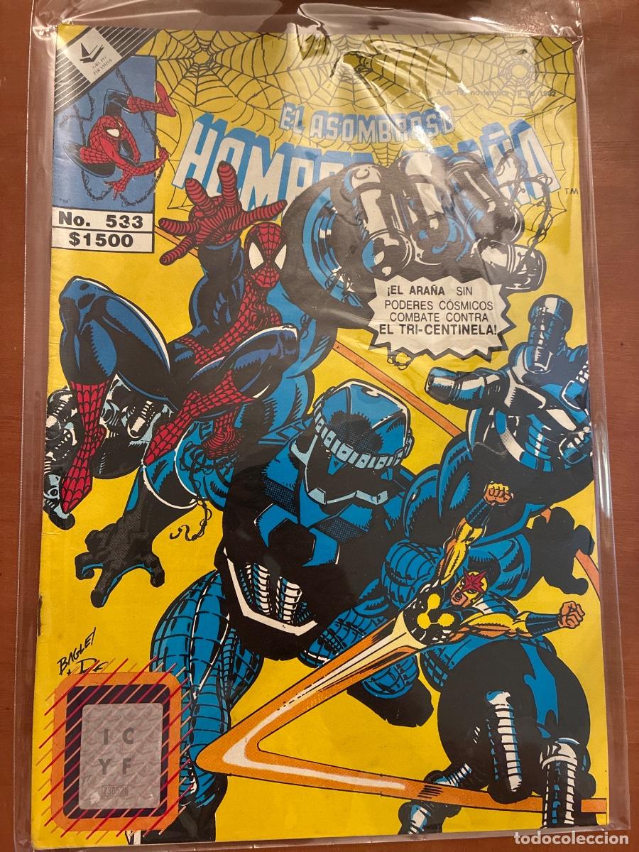 C&oacute;mics: EL ASOMBROSO HOMBRE ARA&Ntilde;A N&Uacute;M.533. Ed. Novedades. M&eacute;xico. 1992