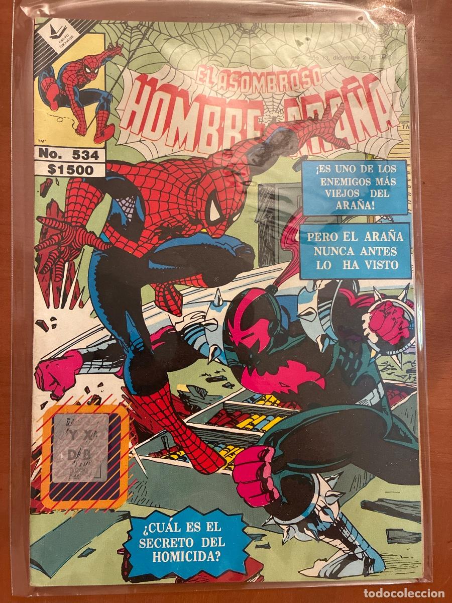 C&oacute;mics: EL ASOMBROSO HOMBRE ARA&Ntilde;A N&Uacute;M.534. Ed. Novedades. M&eacute;xico. 1992