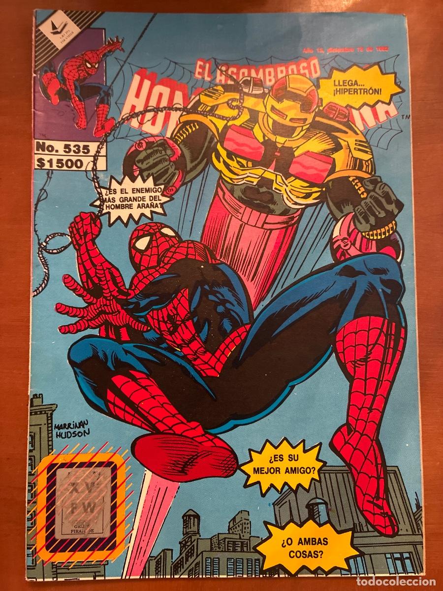 C&oacute;mics: EL ASOMBROSO HOMBRE ARA&Ntilde;A N&Uacute;M.535. Ed. Novedades. M&eacute;xico. 1992