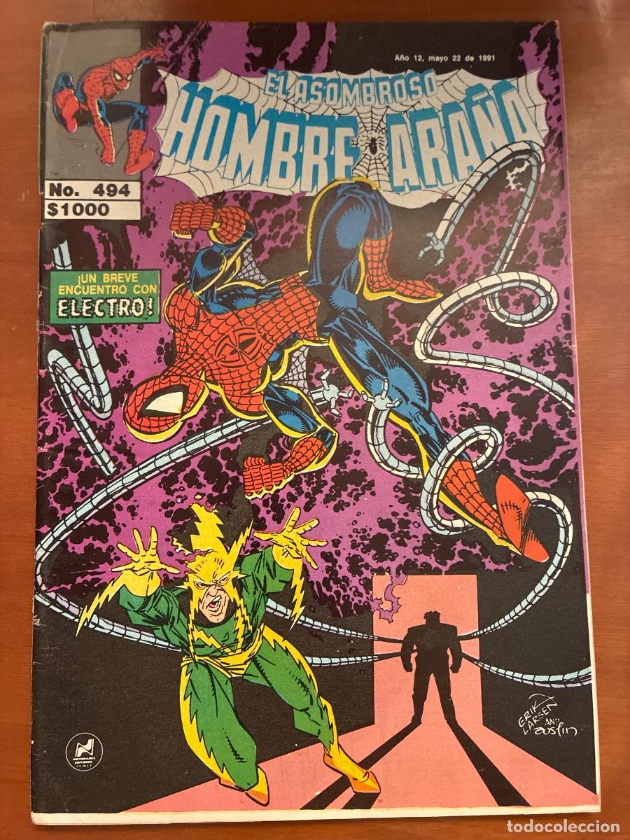 C&oacute;mics: EL ASOMBROSO HOMBRE ARA&Ntilde;A N&Uacute;M.494 ERIK LARSEN. Ed. Novedades. M&eacute;xico. 1992