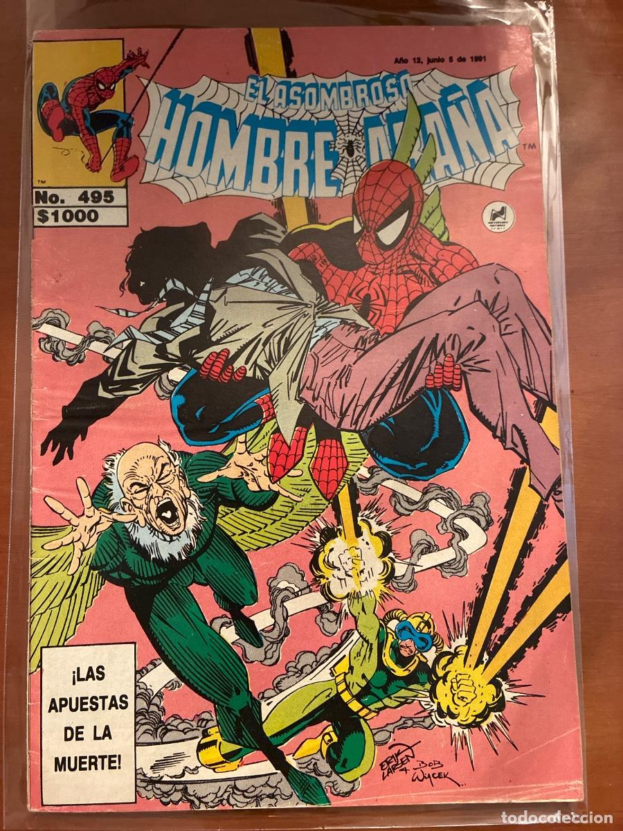 C&oacute;mics: EL ASOMBROSO HOMBRE ARA&Ntilde;A N&Uacute;M.495 ERIK LARSEN. Ed. Novedades. M&eacute;xico. 1992