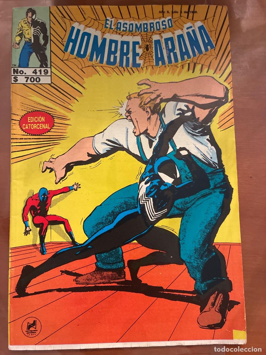 C&oacute;mics: EL ASOMBROSO HOMBRE ARA&Ntilde;A N&Uacute;M. 419 . Ed. Novedades. M&eacute;xico. 1992