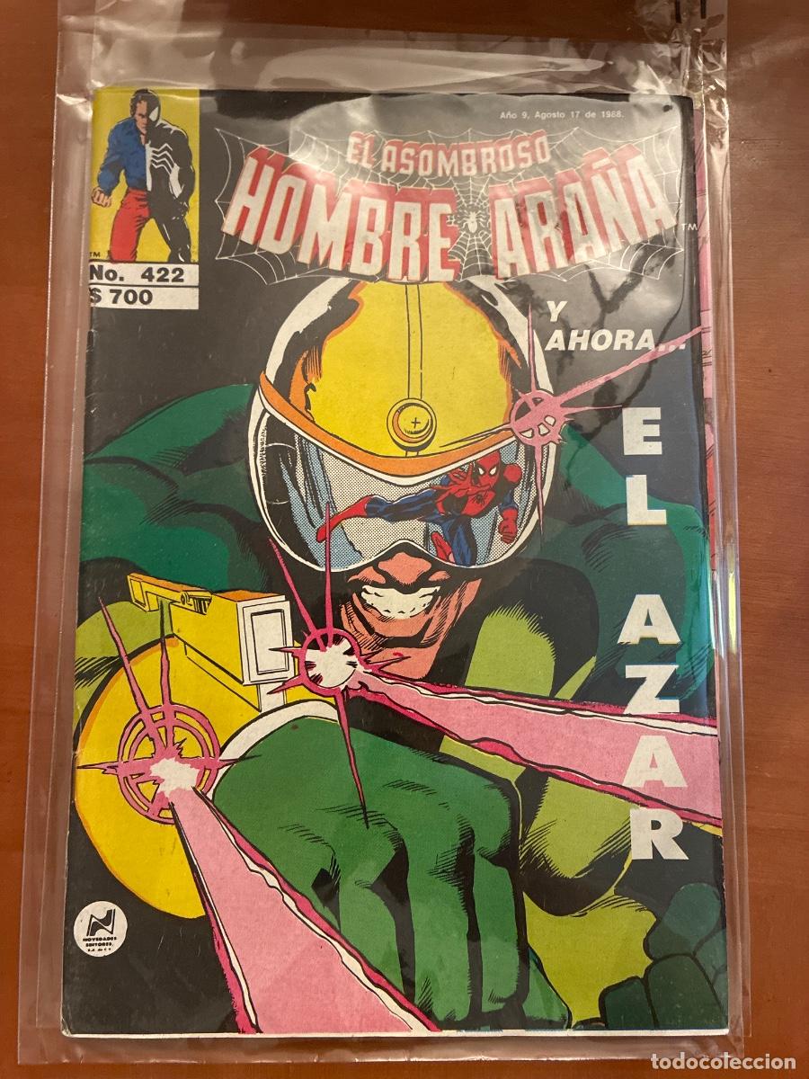 C&oacute;mics: EL ASOMBROSO HOMBRE ARA&Ntilde;A N&Uacute;M. 422 . Ed. Novedades. M&eacute;xico. 1992