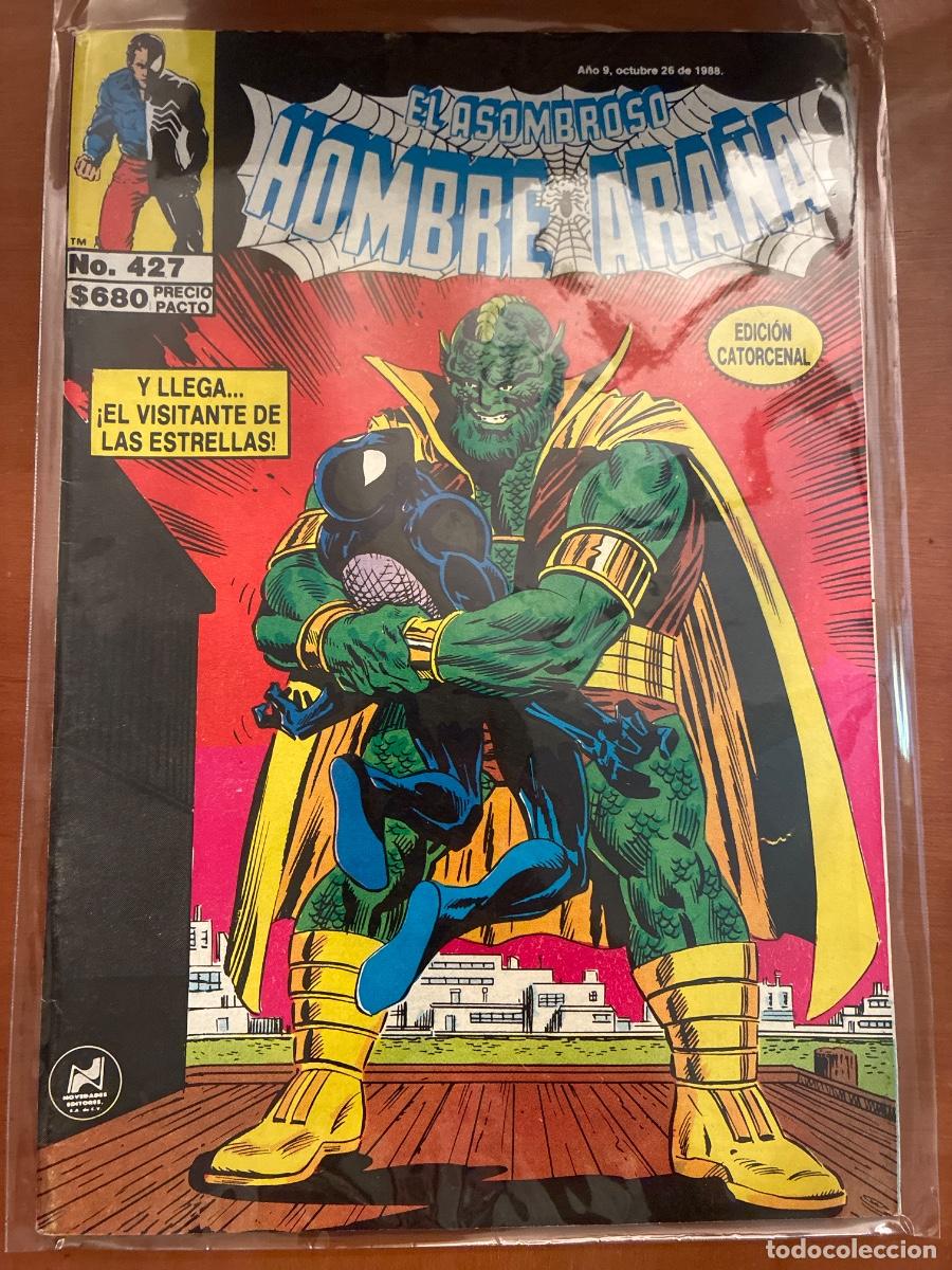 C&oacute;mics: EL ASOMBROSO HOMBRE ARA&Ntilde;A N&Uacute;M. 427 . Ed. Novedades. M&eacute;xico. 1992