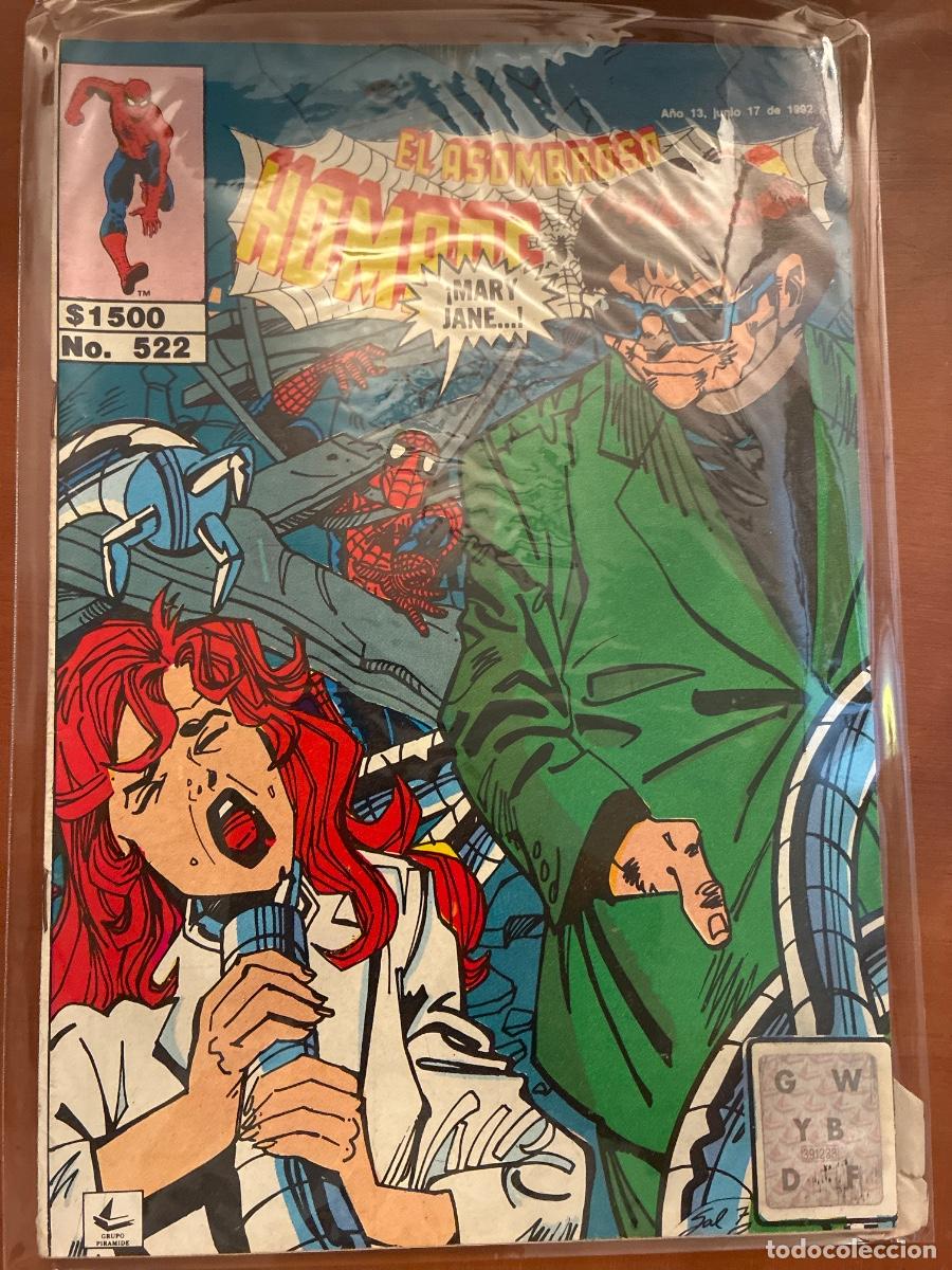C&oacute;mics: EL ASOMBROSO HOMBRE ARA&Ntilde;A N&Uacute;M. 522. Ed. Novedades. M&eacute;xico. 1992