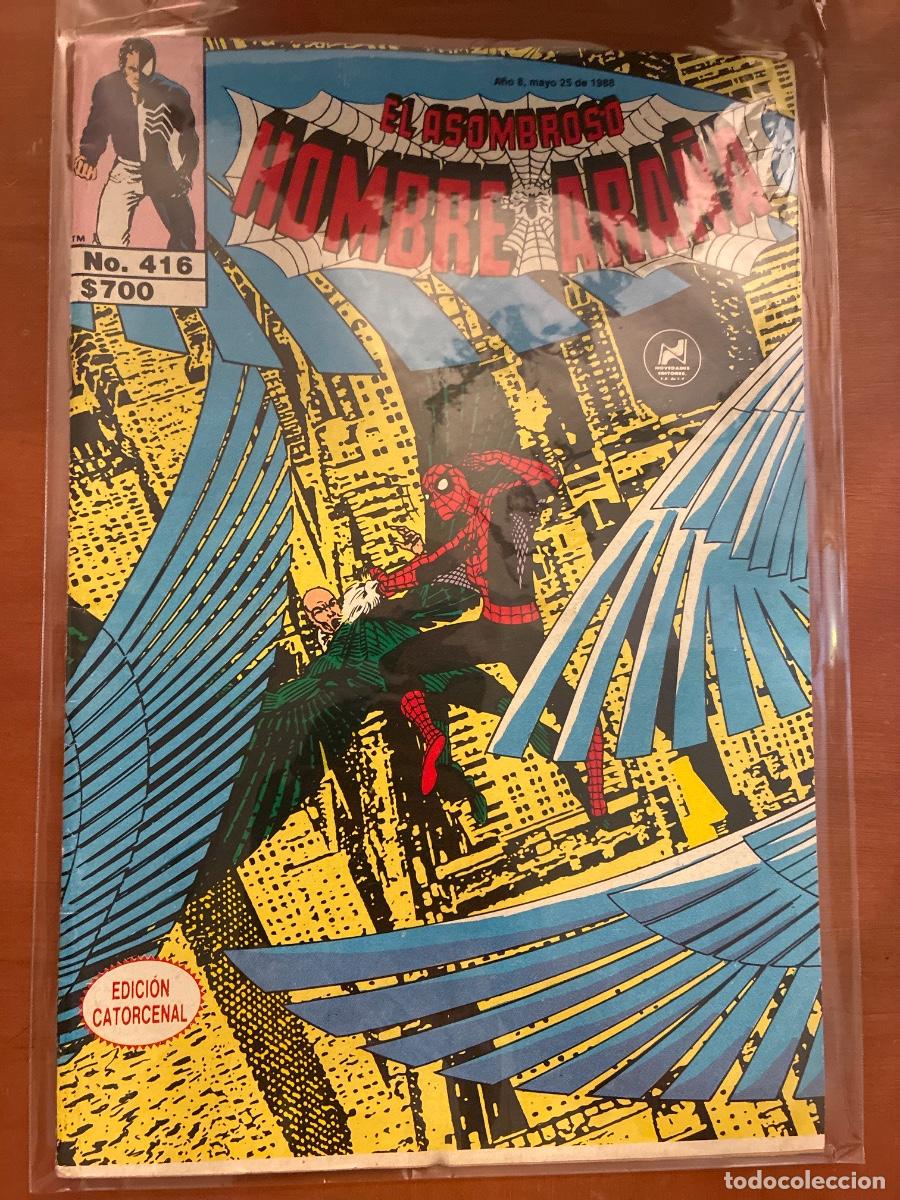C&oacute;mics: EL ASOMBROSO HOMBRE ARA&Ntilde;A NUM. 416. Ed. Novedades. M&eacute;xico. 1992