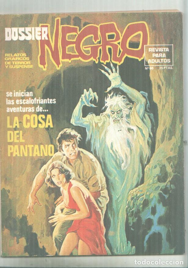 Comics : Revista Dossier Negro numero 086. La cosa del pantano, etc - varios