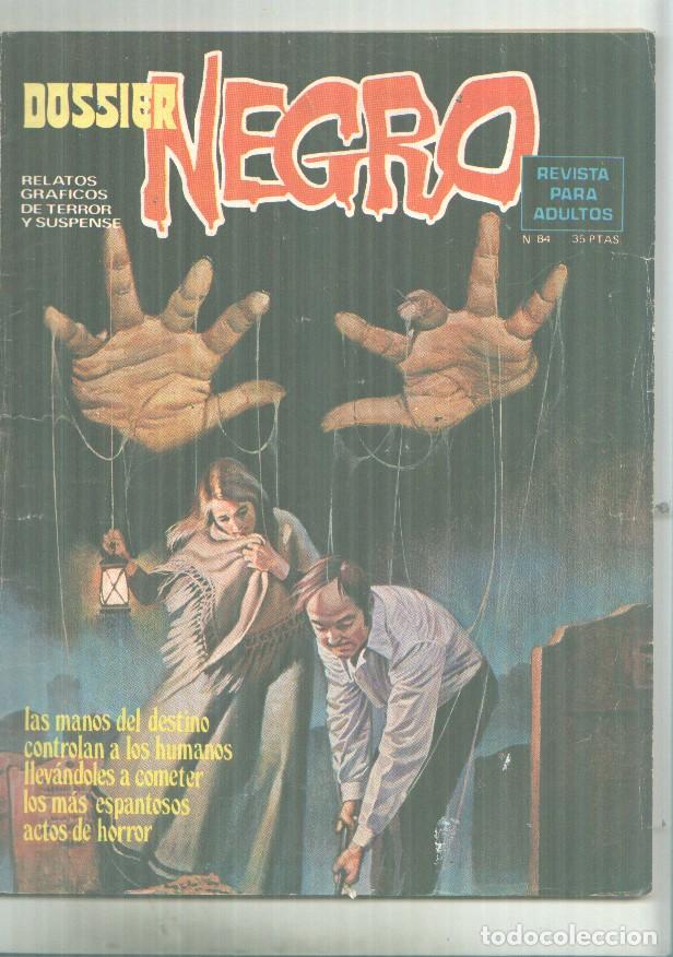 C&oacute;mics: Revista Dossier Negro numero 084. El vejestorio de la guillotina, etc - varios