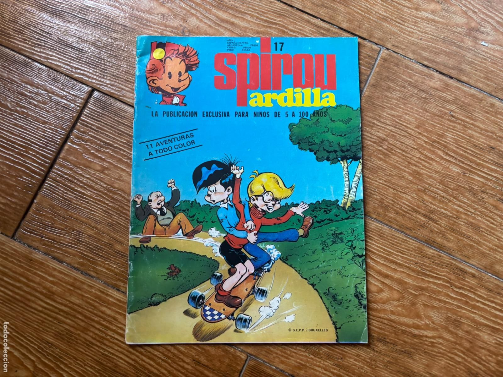 C&oacute;mics: SPIROU ARDILLA - N&ordm; 17 EDITORA MUNDIS, 1980