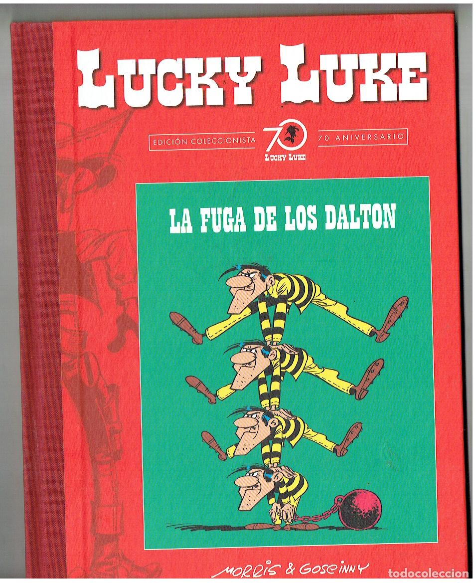 C&oacute;mics: LUCKY LUKE. EDICION COLECCIONISTA. 70 ANIVERSARIO. N&ordm; 1. LA FUGA DE LOS DALTON. PLANETA(B/62. RUM )