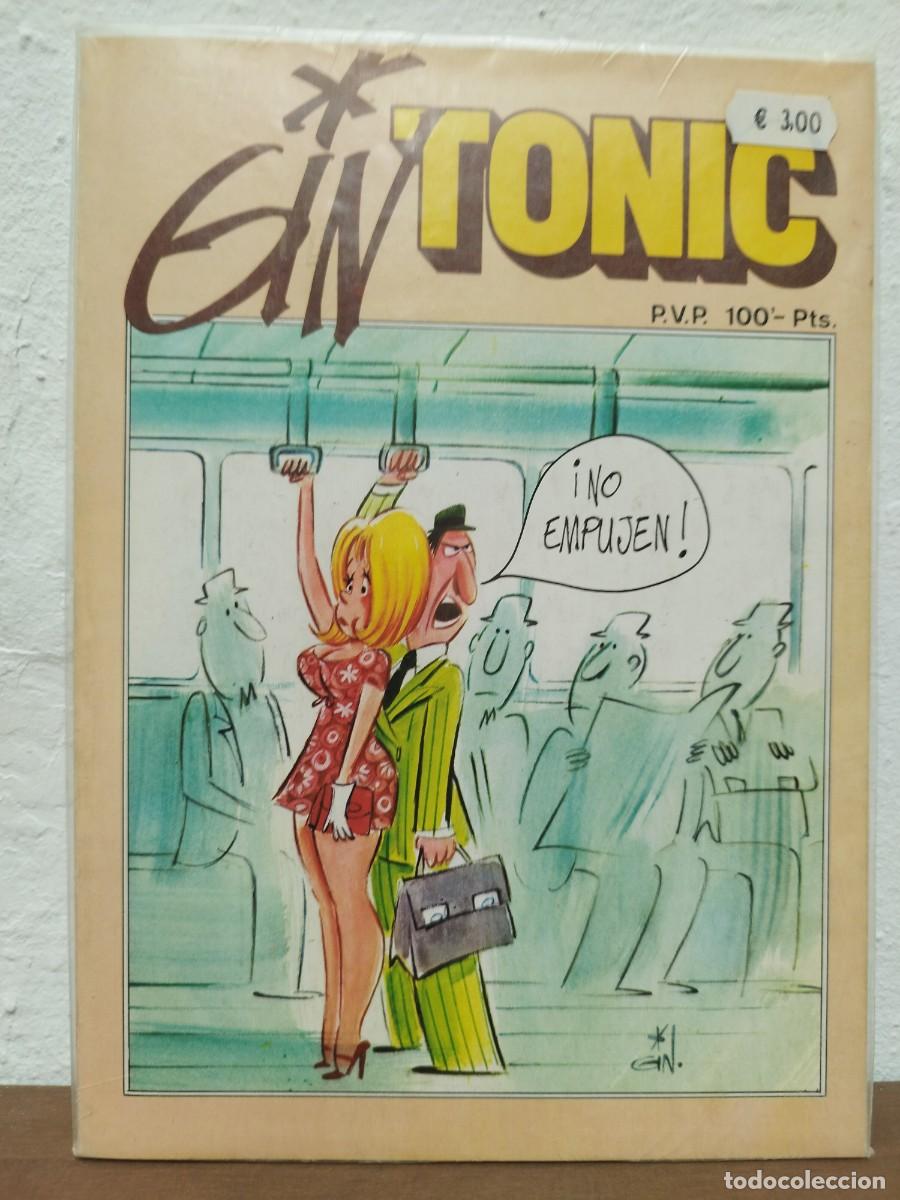 C&oacute;mics: C&Oacute;MIC GIN TONIC - JORGE GIN&Eacute;S &rdquo;GIN&rdquo; - EDICIONES ACTUALES (1&ordf; EDICI&Oacute;N 1979 / HUMOR ER&Oacute;TICO VINTAGE)