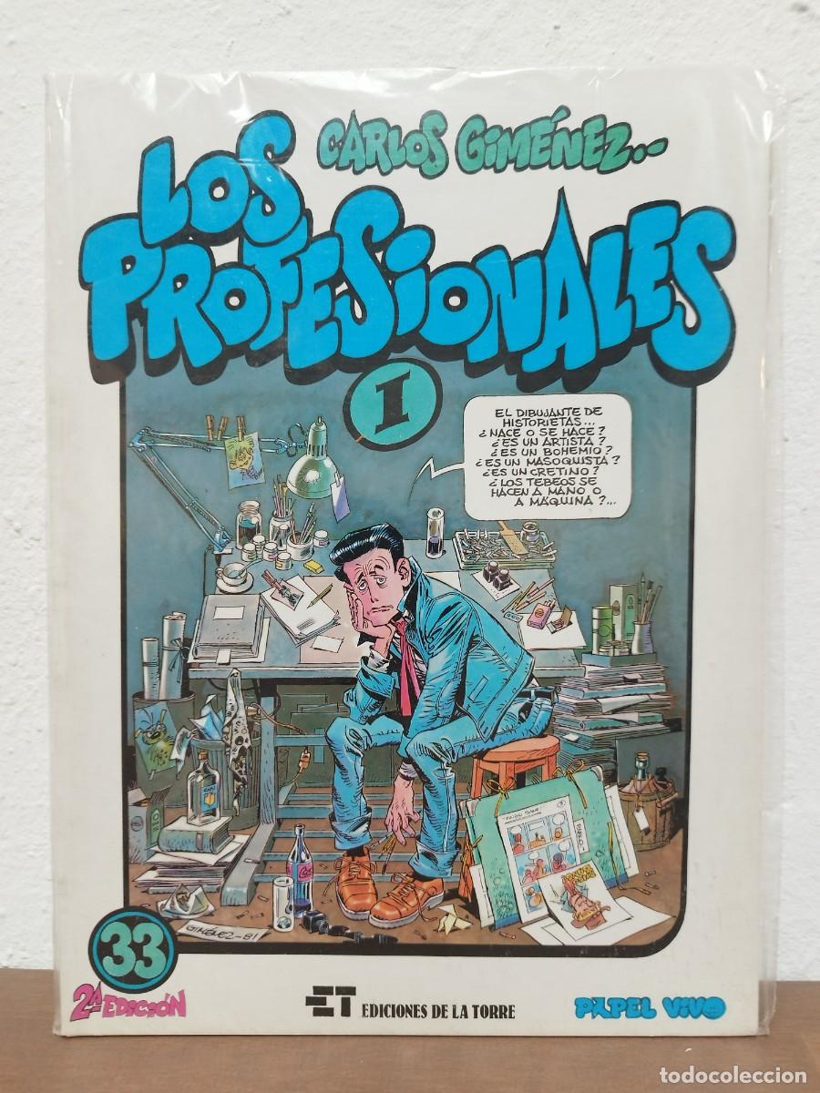 C&oacute;mics: C&Oacute;MIC LOS PROFESIONALES 1 - CARLOS GIM&Eacute;NEZ - EDICIONES DE LA TORRE (PAPEL VIVO N&ordm; 33 / 2&ordf; EDICI&Oacute;N)