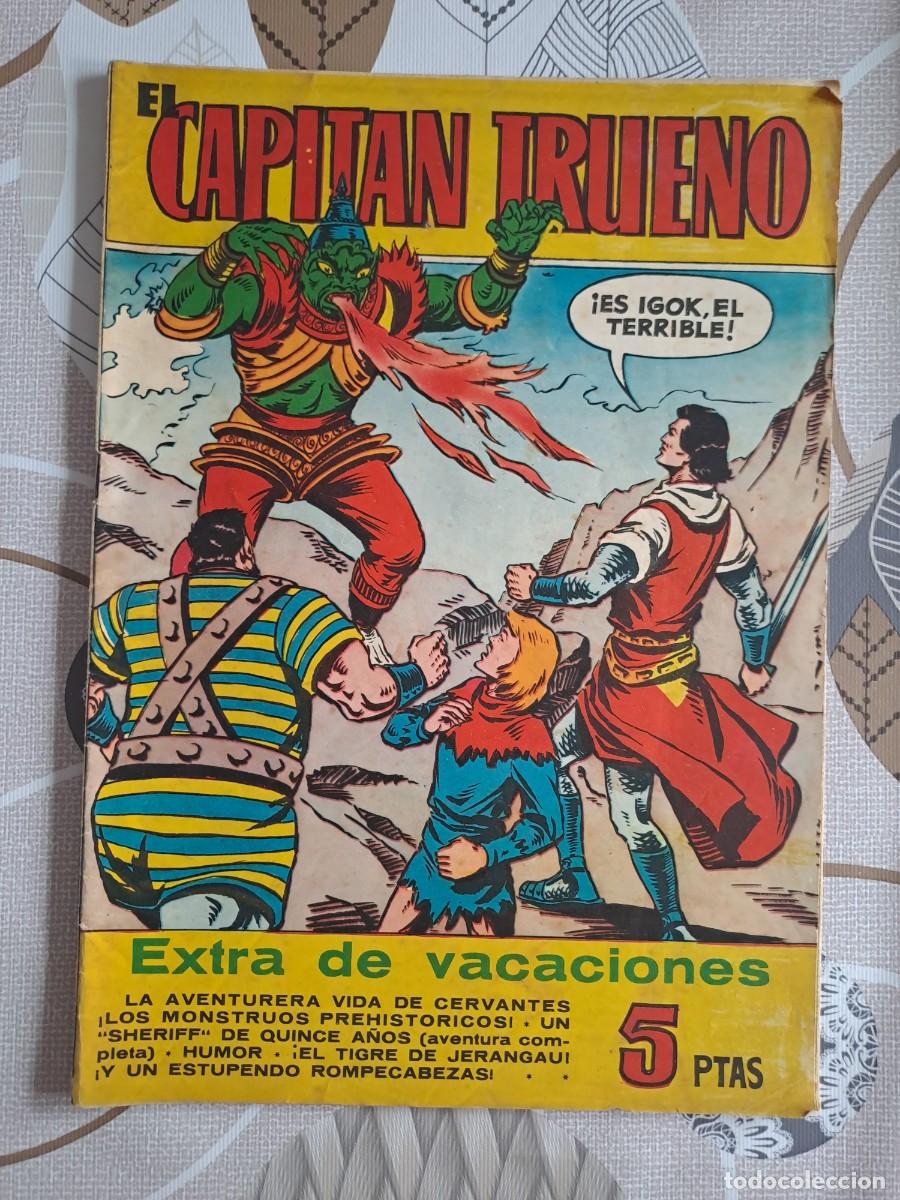 C&oacute;mics: El capit&aacute;n trueno extra vacaciones 1961, Bruguera en muy buen estado