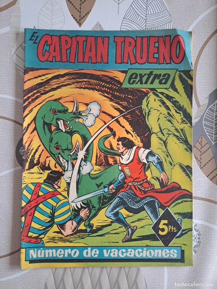 C&oacute;mics: El capit&aacute;n trueno extra vacaciones 1960, Bruguera en muy buen estado