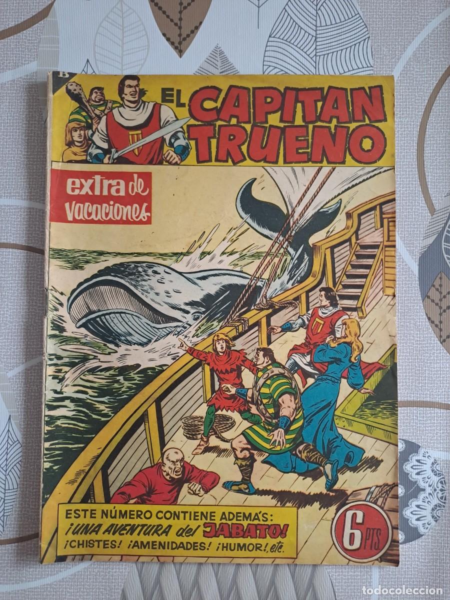 C&oacute;mics: El capit&aacute;n trueno extra vacaciones 1963, Bruguera en muy buen estado