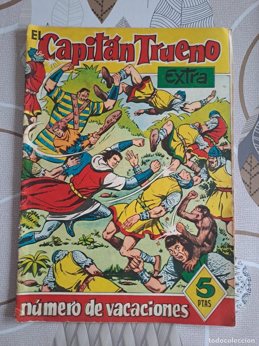 C&oacute;mics: El capit&aacute;n trueno extra vacaciones 1961, Bruguera en muy buen estado