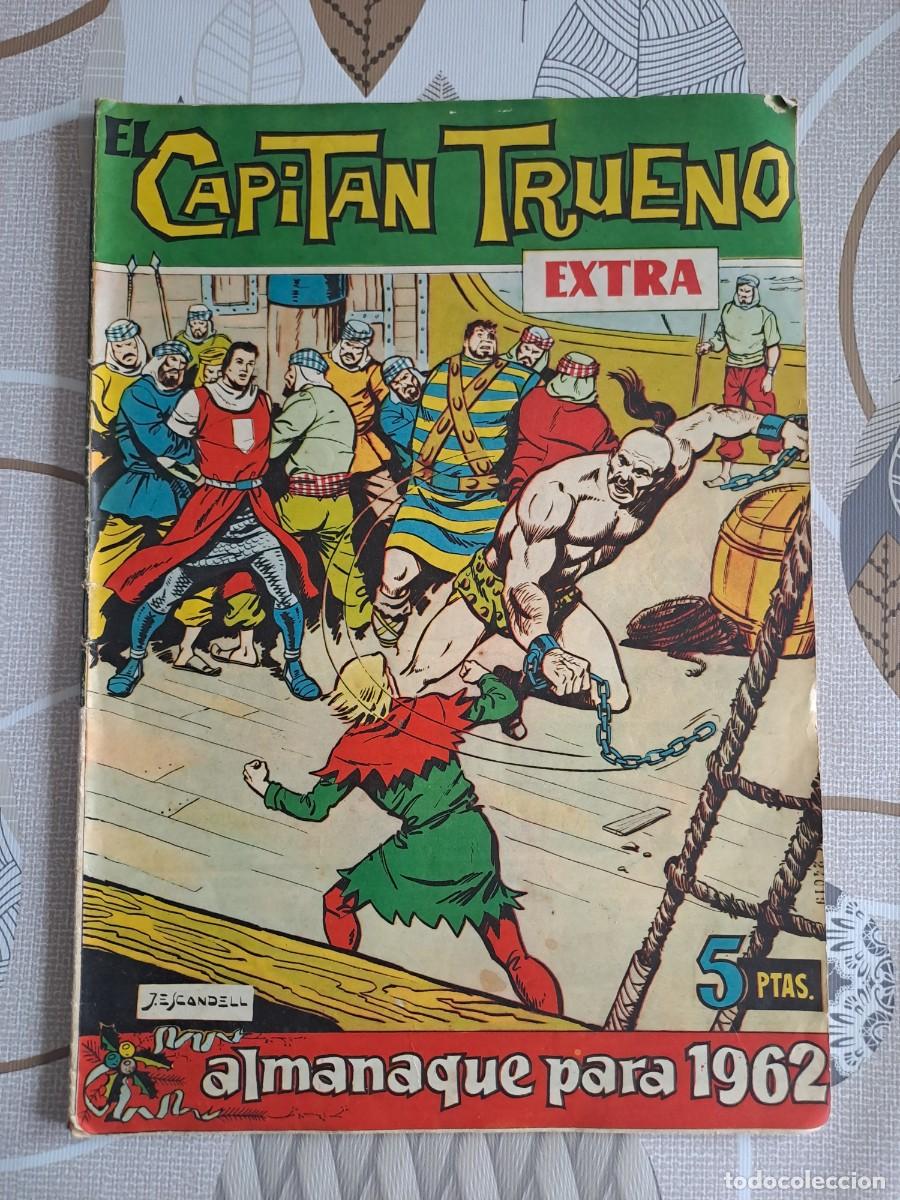 C&oacute;mics: El capit&aacute;n trueno extra almanaque 1962, Bruguera en muy buen estado